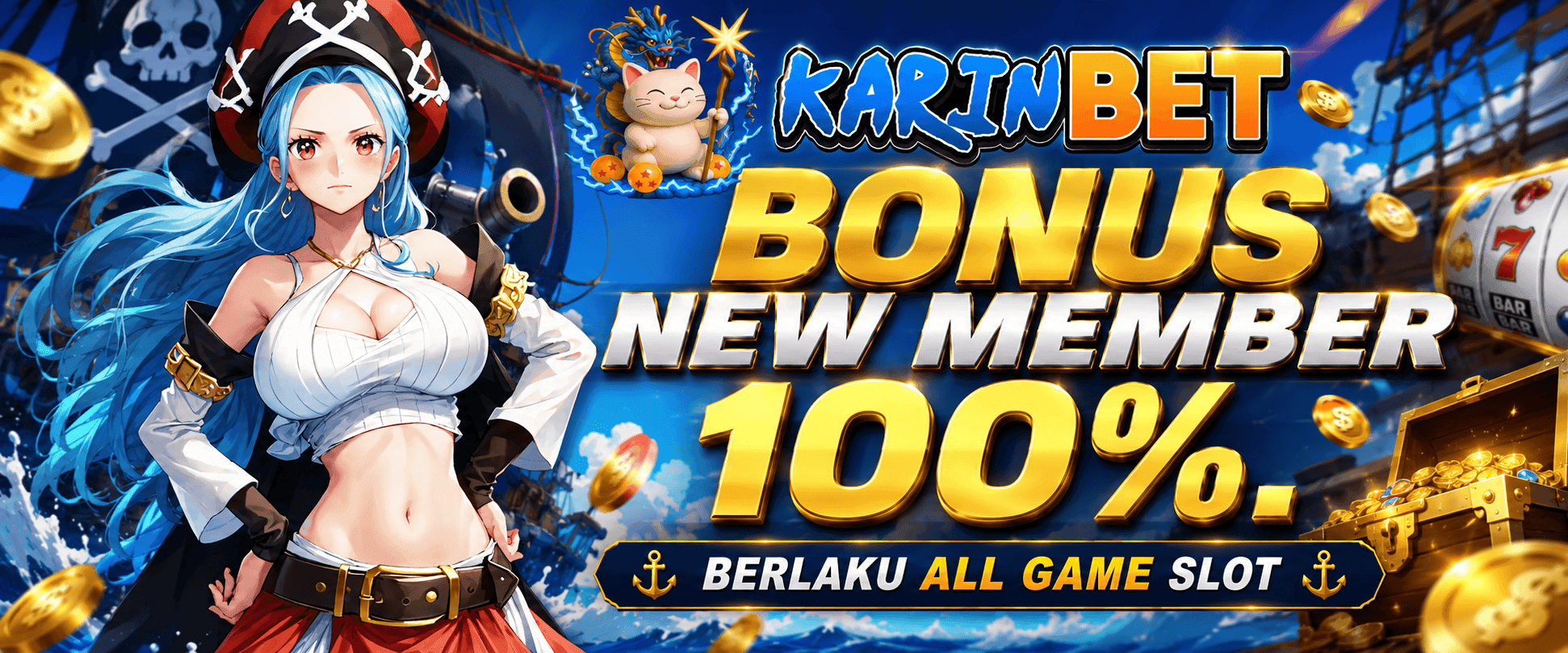 BONUS NEW MEMBER SLOT 100%